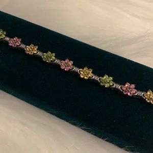 Pastel flower bracelet